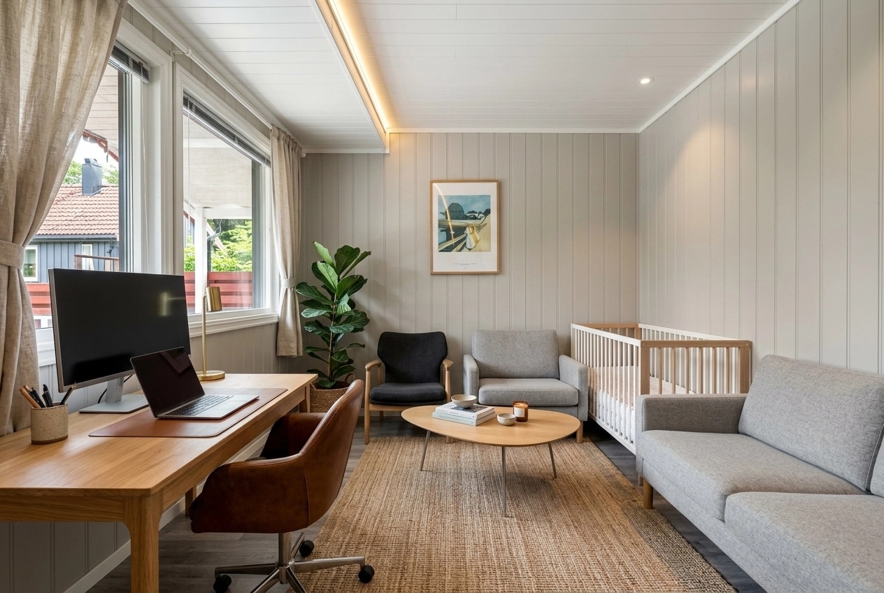 Scandinavian Living Room design — interior photo by GenRoom AI