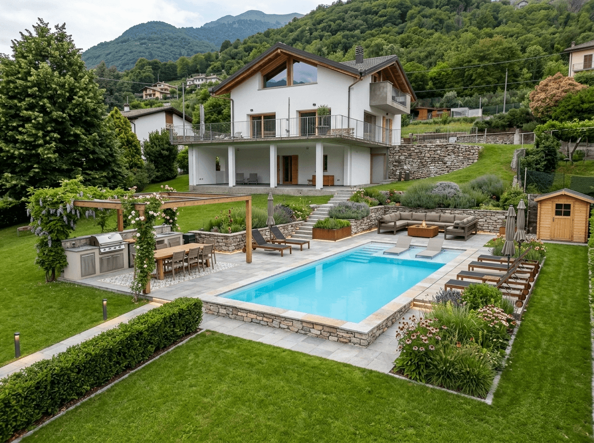 Yard design in no_style style — photo by GenRoom AI