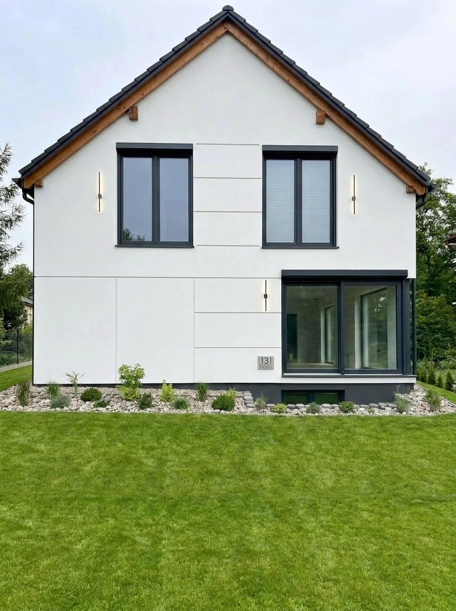 Contemporary Facade Fasad design — facade photo by GenRoom AI