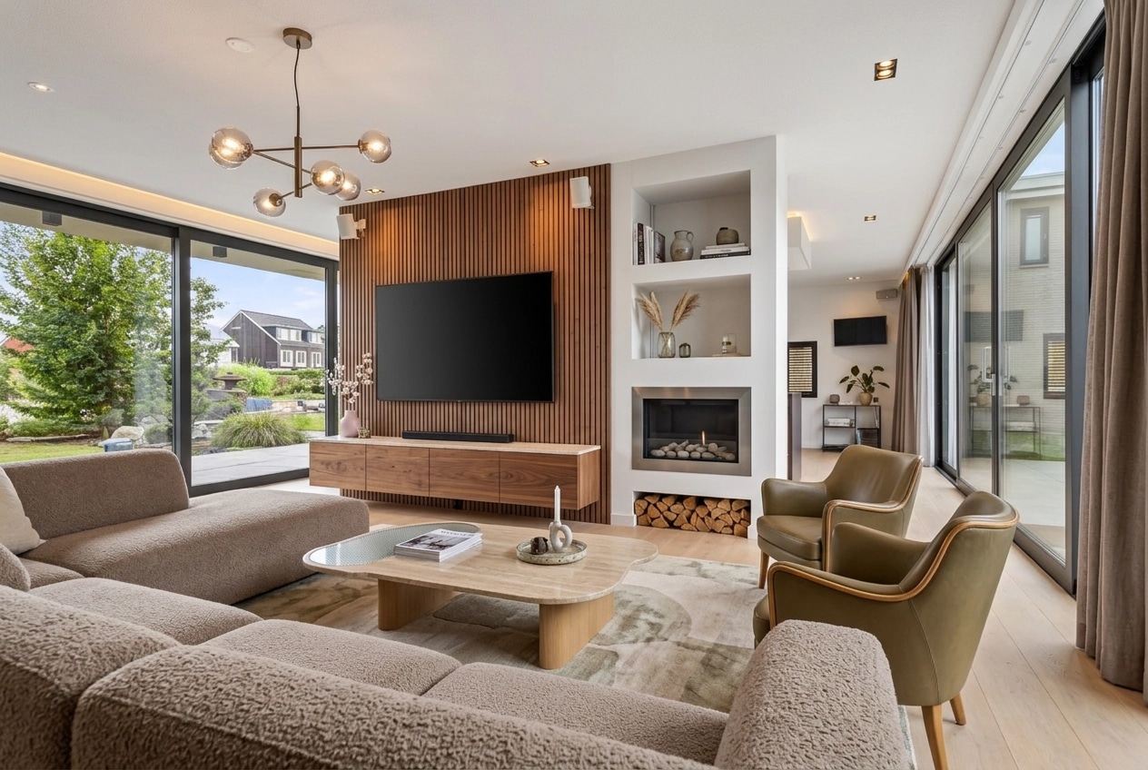 Scandinavian Living Room design — interior photo by GenRoom AI