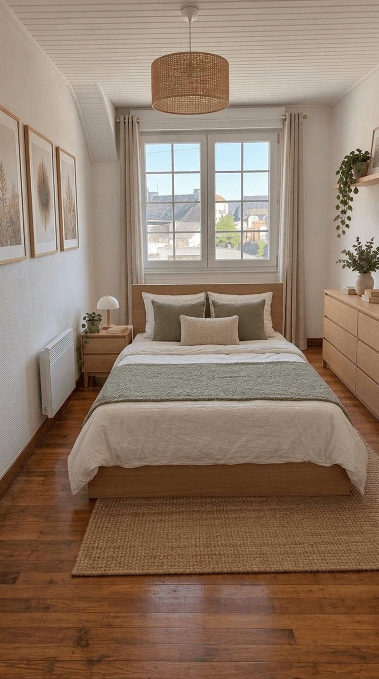 Scandinavian Bedroom design — interior photo by GenRoom AI