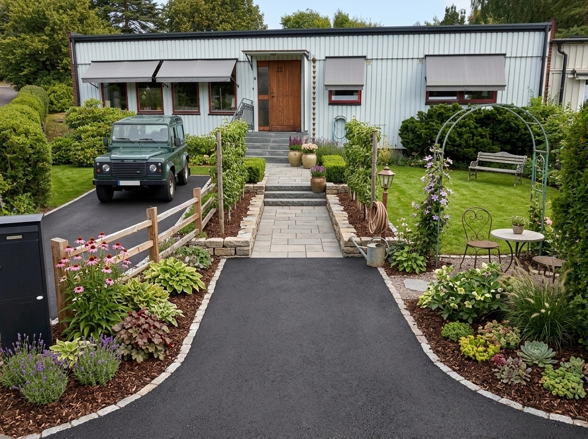 Country Rustic Garden Yard design — yard photo by GenRoom AI