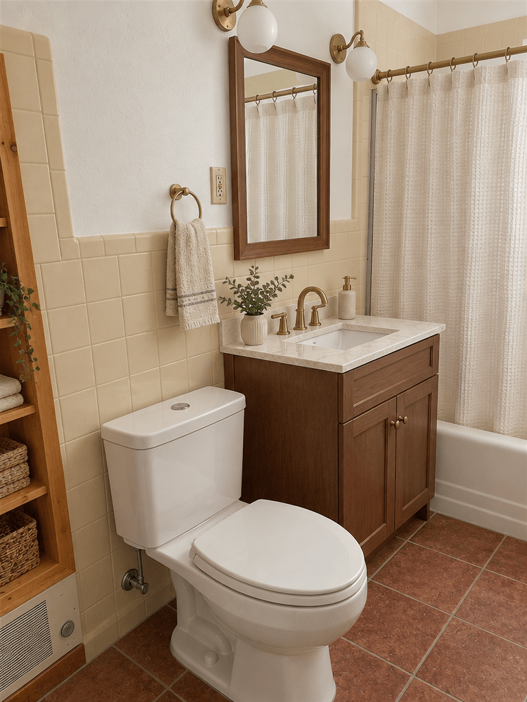 Bathroom interior in no_style style — photo by GenRoom AI