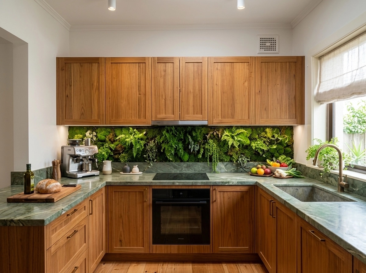 Interior design in Biophilic style — Kitchen by GenRoom AI