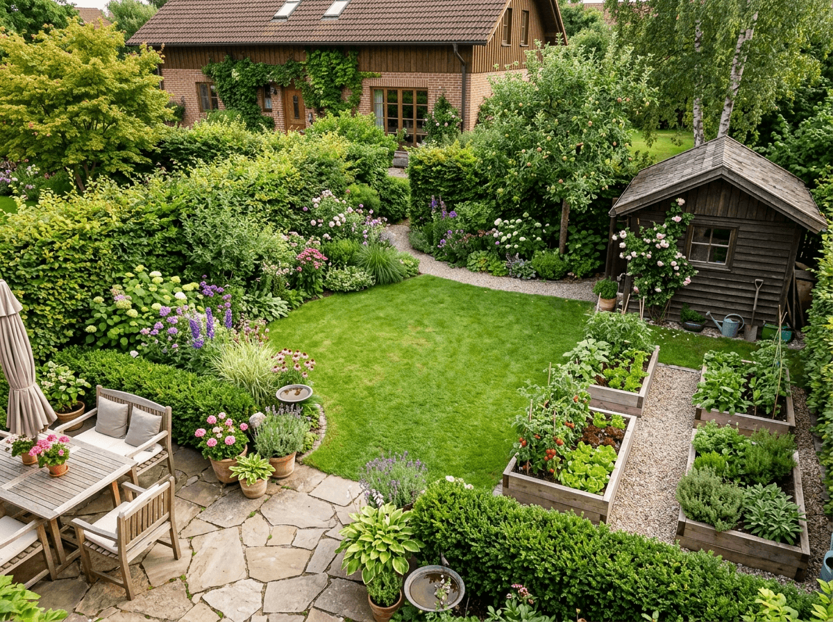 Yard design in no_style style — photo by GenRoom AI
