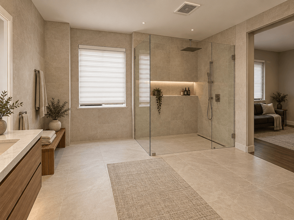 Interior design in Minimalism style — Bathroom by GenRoom AI