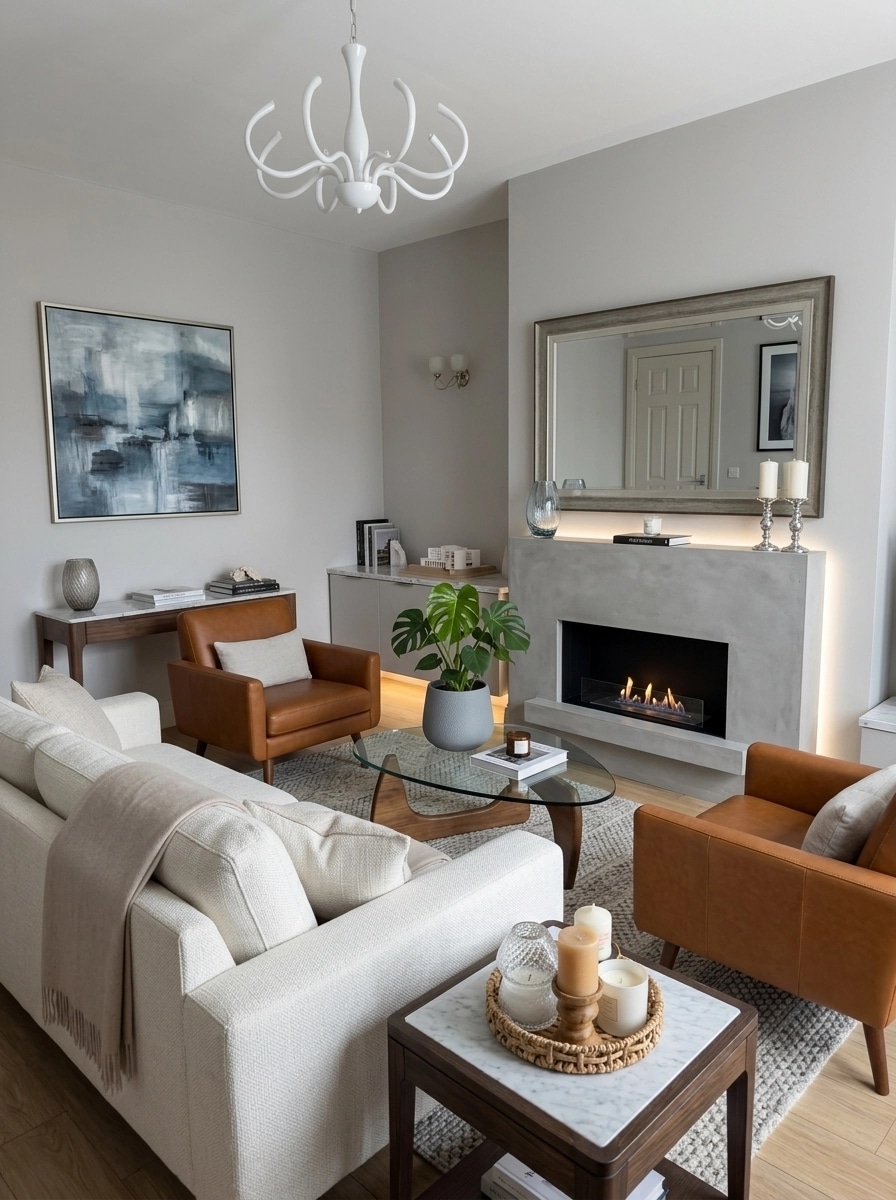 Interior design in Contemporary style — Living Room by GenRoom AI