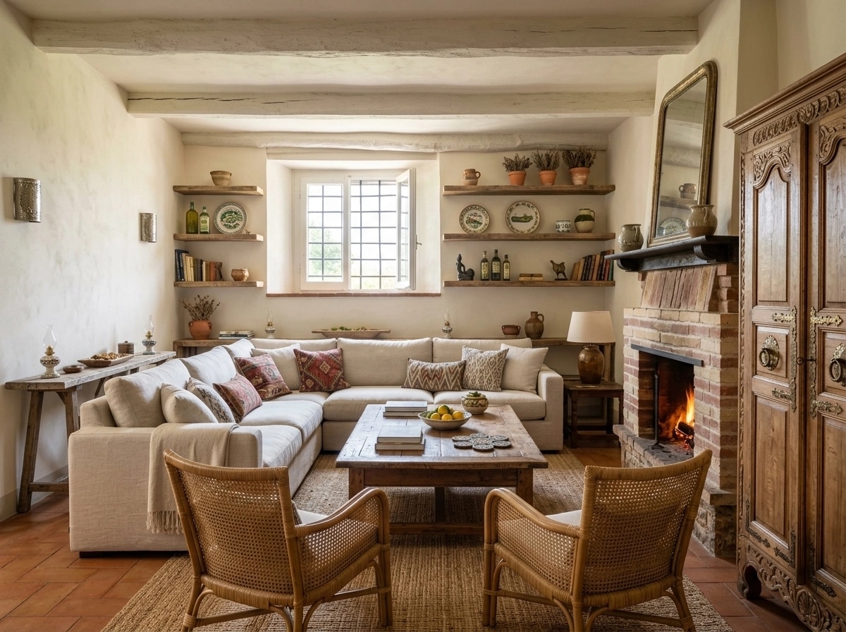 Interior design in Mediterranean style — Living Room by GenRoom AI