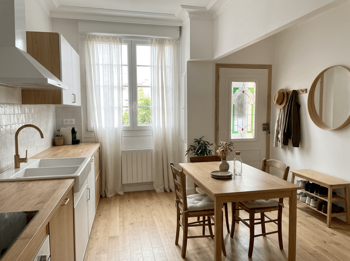 Interior design in Scandinavian style — Kitchen by GenRoom AI