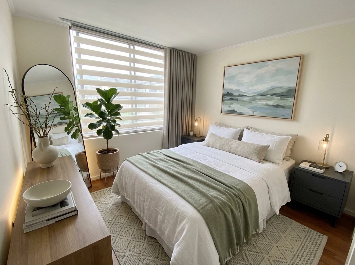 Interior design in Scandinavian style — Bedroom by GenRoom AI