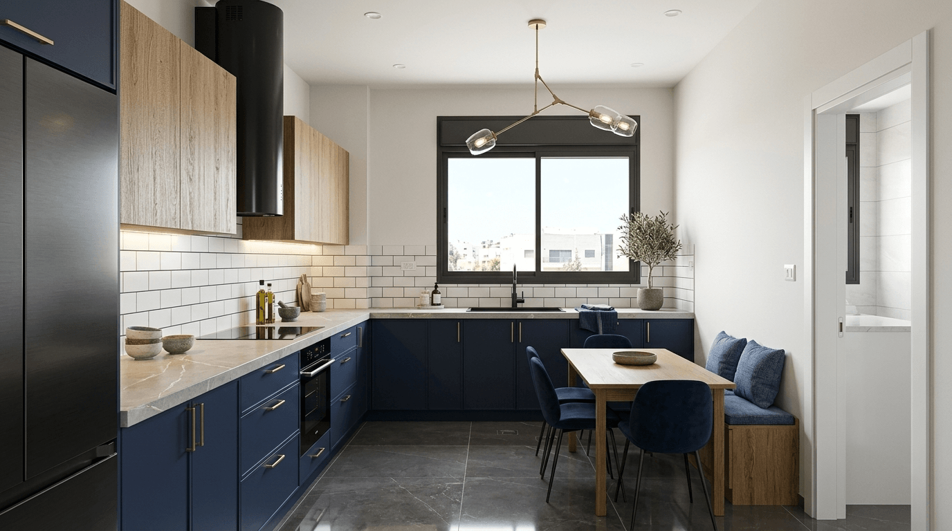 Kitchen interior in no_style style — photo by GenRoom AI