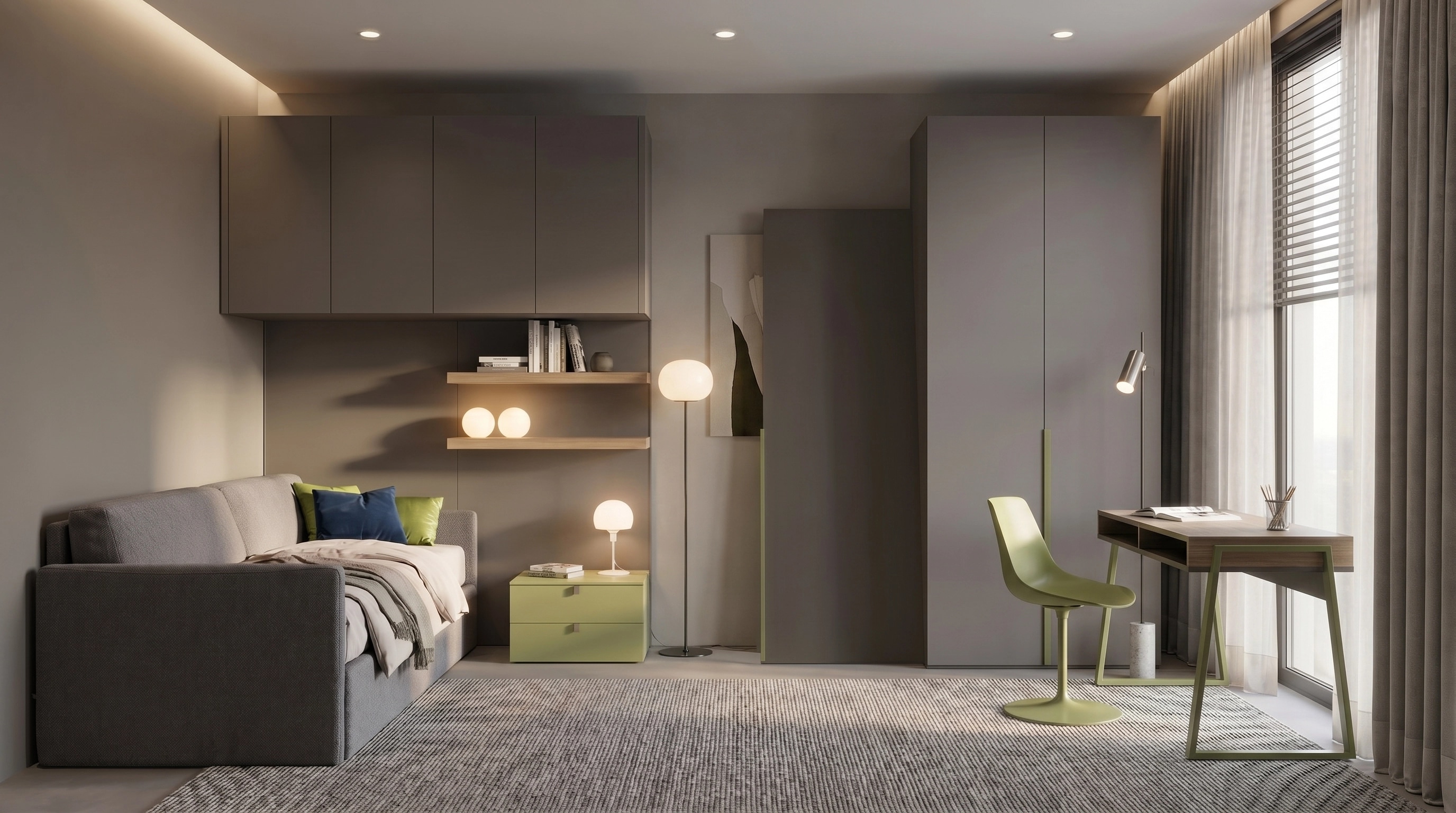 Interior design in Contemporary style — Kids Room by GenRoom AI