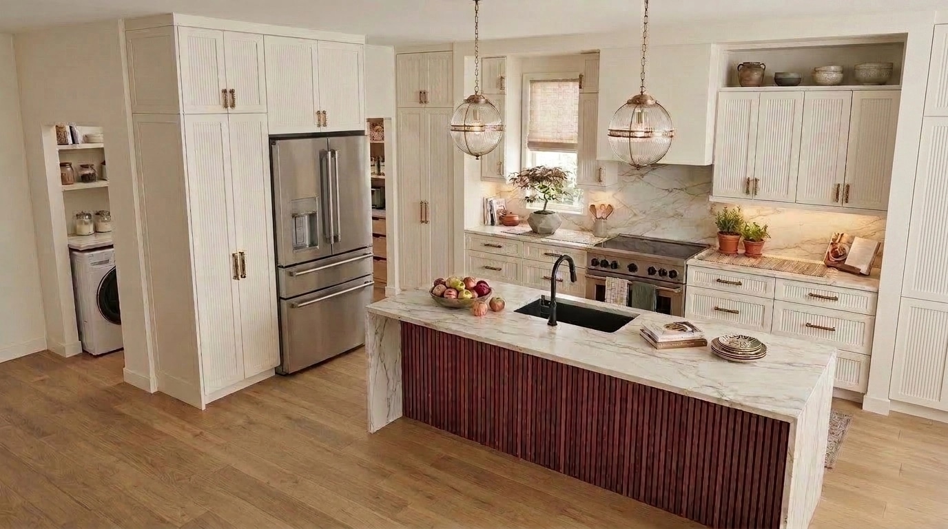 Interior design in Transitional style — Kitchen by GenRoom AI