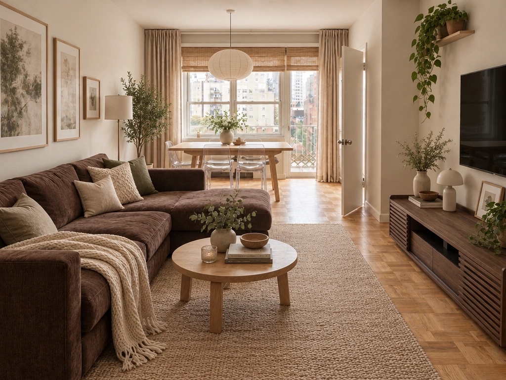 Interior design in Scandinavian style — Living Room by GenRoom AI