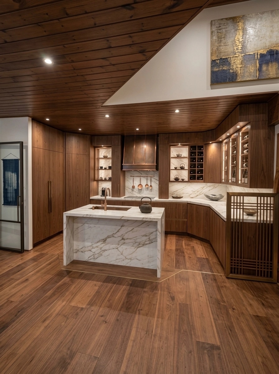 Minimalism Kitchen design — interior photo by GenRoom AI
