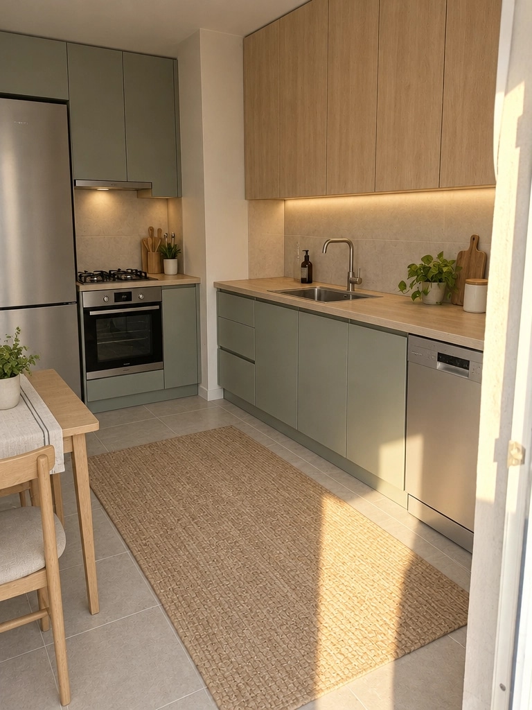 Interior design in Scandinavian style — Kitchen by GenRoom AI