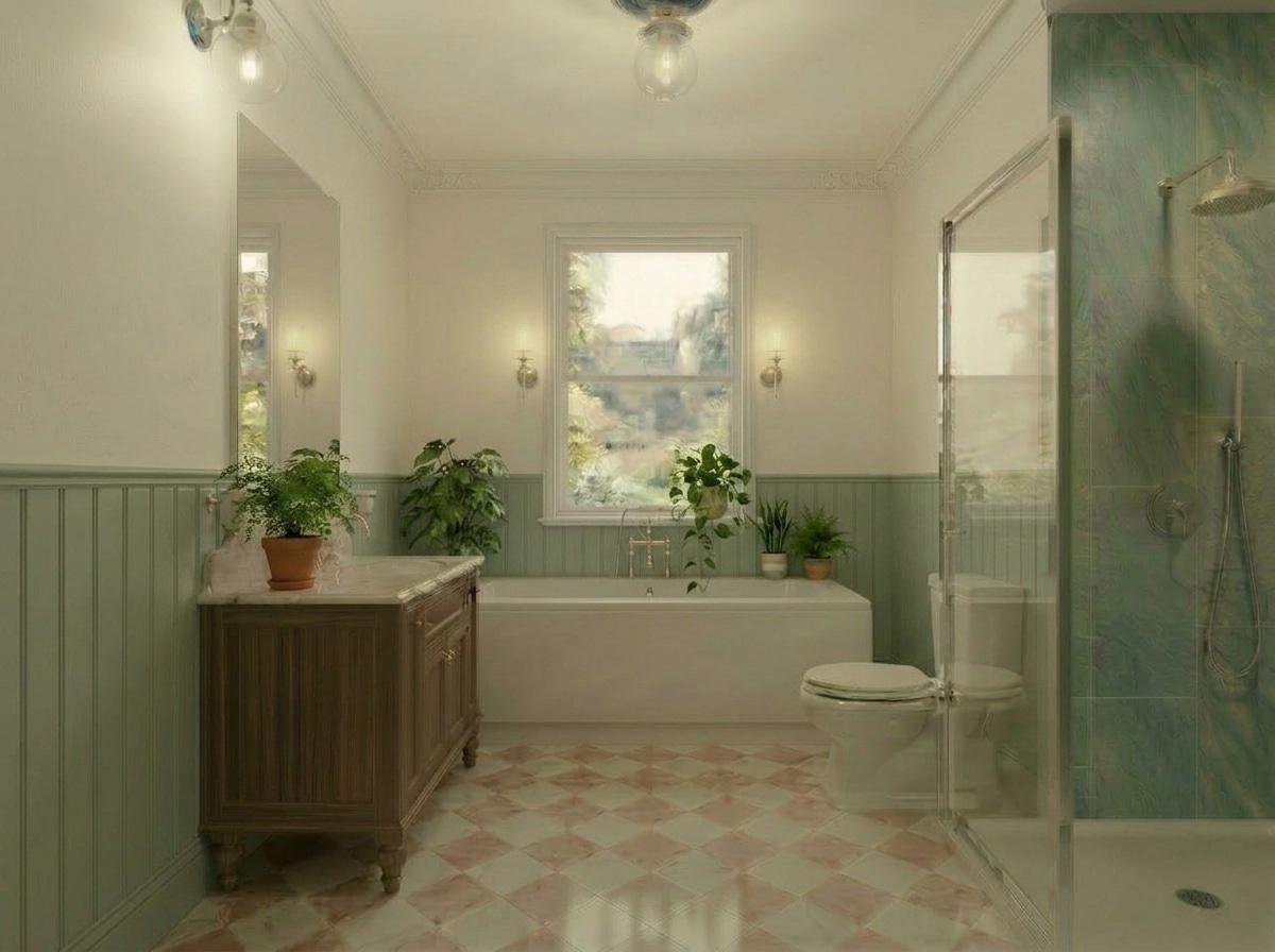 Bathroom interior in Classic style — photo by GenRoom AI