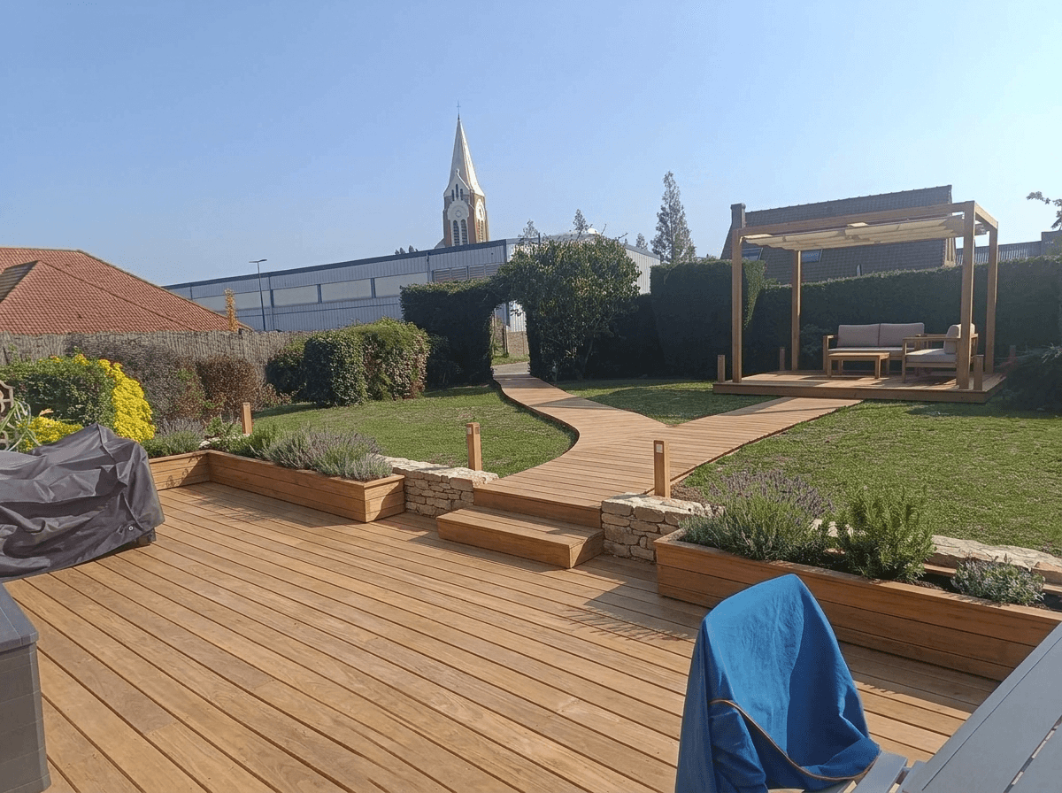 Yard design in no_style style — photo by GenRoom AI
