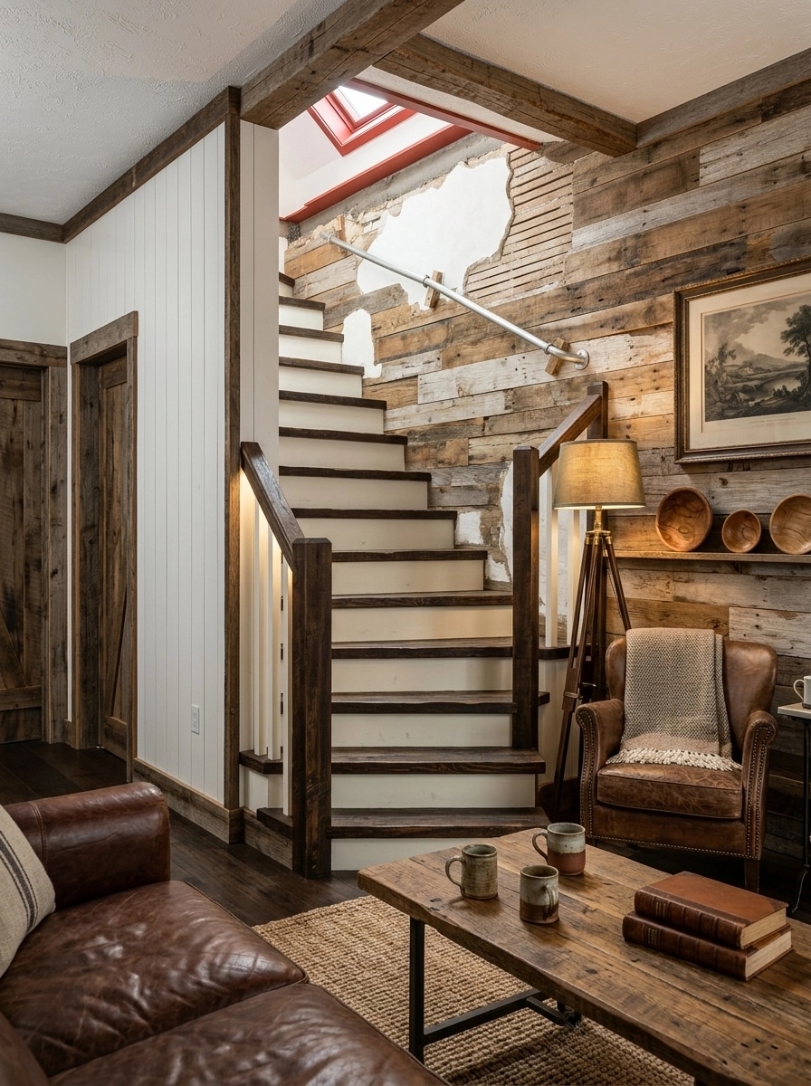 Interior design in Rustic style — Living Room by GenRoom AI