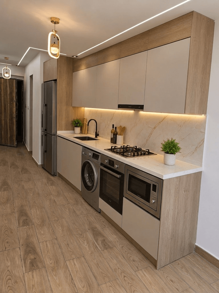 Kitchen interior in no_style style — photo by GenRoom AI