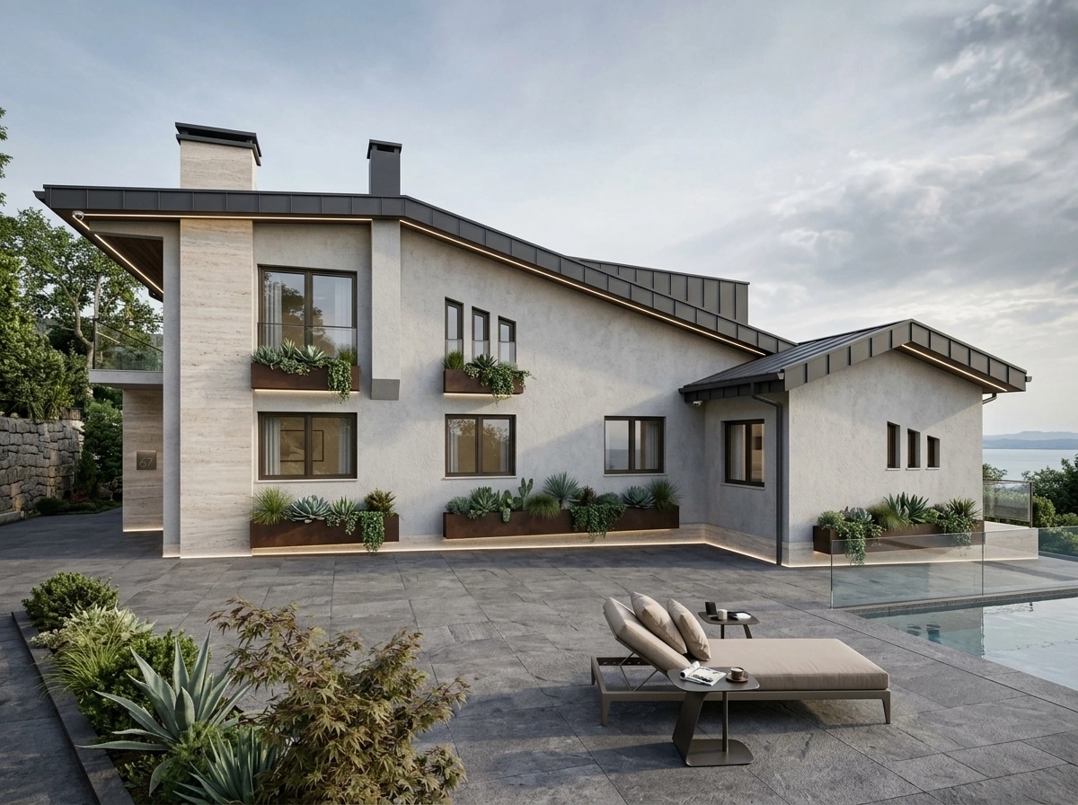 Contemporary Facade Facade design — facade photo by GenRoom AI