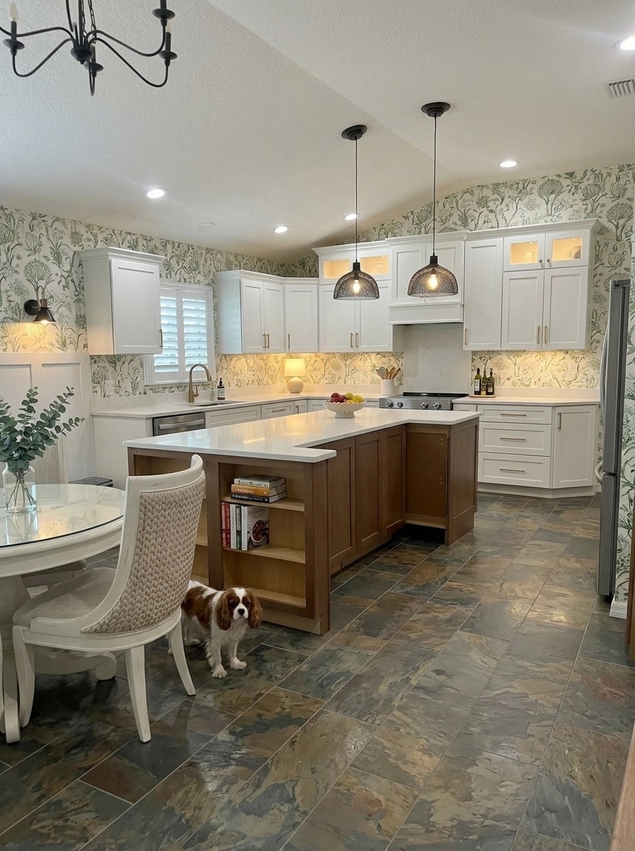 Kitchen interior in no_style style — photo by GenRoom AI