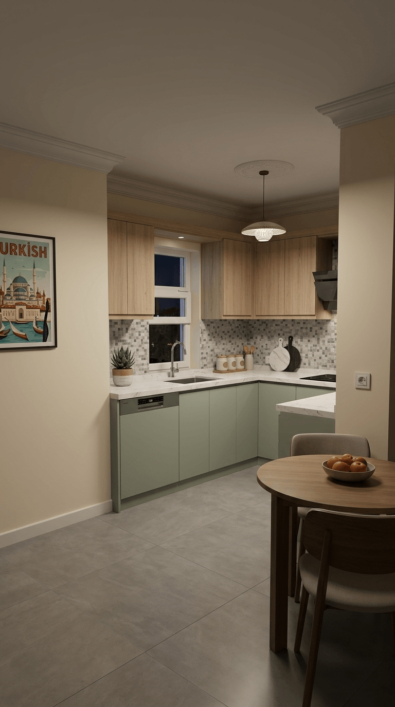Kitchen interior in no_style style — photo by GenRoom AI
