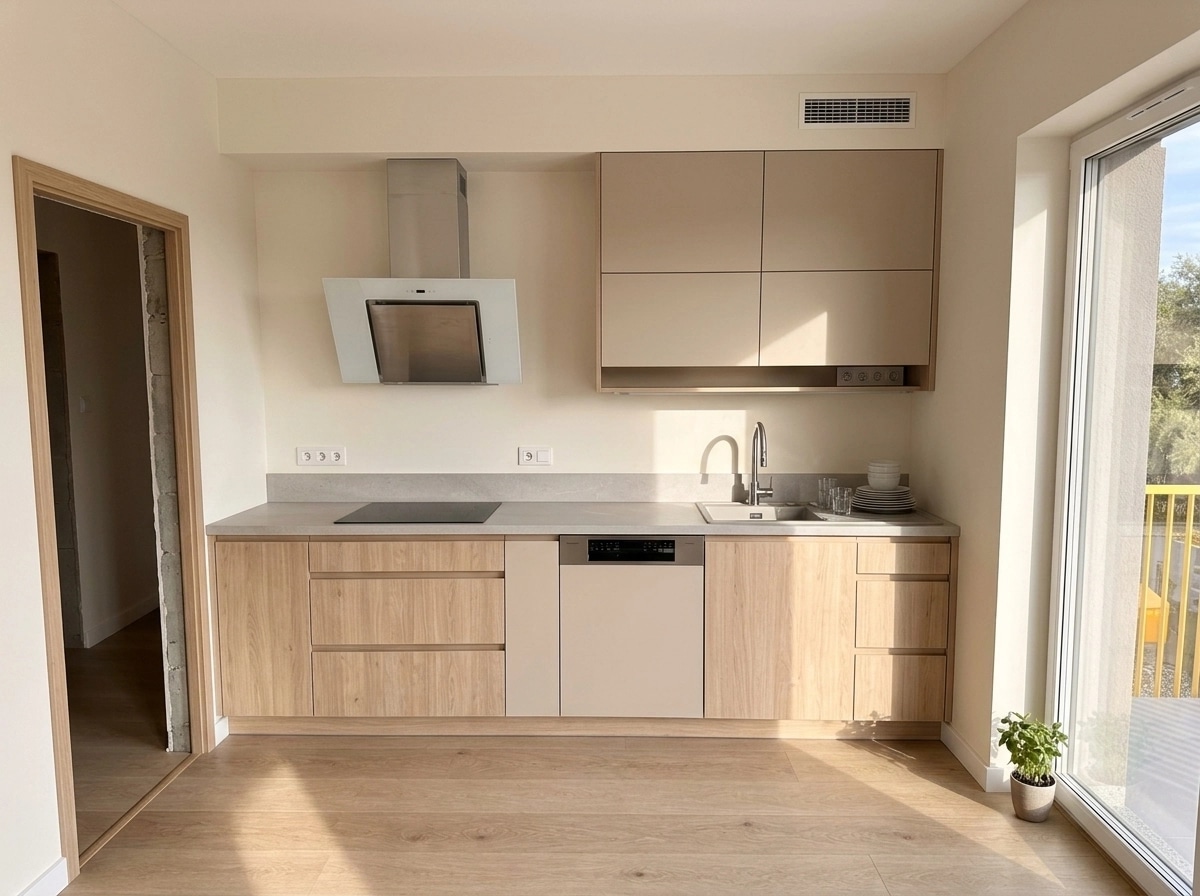 Kitchen interior in no_style style — photo by GenRoom AI