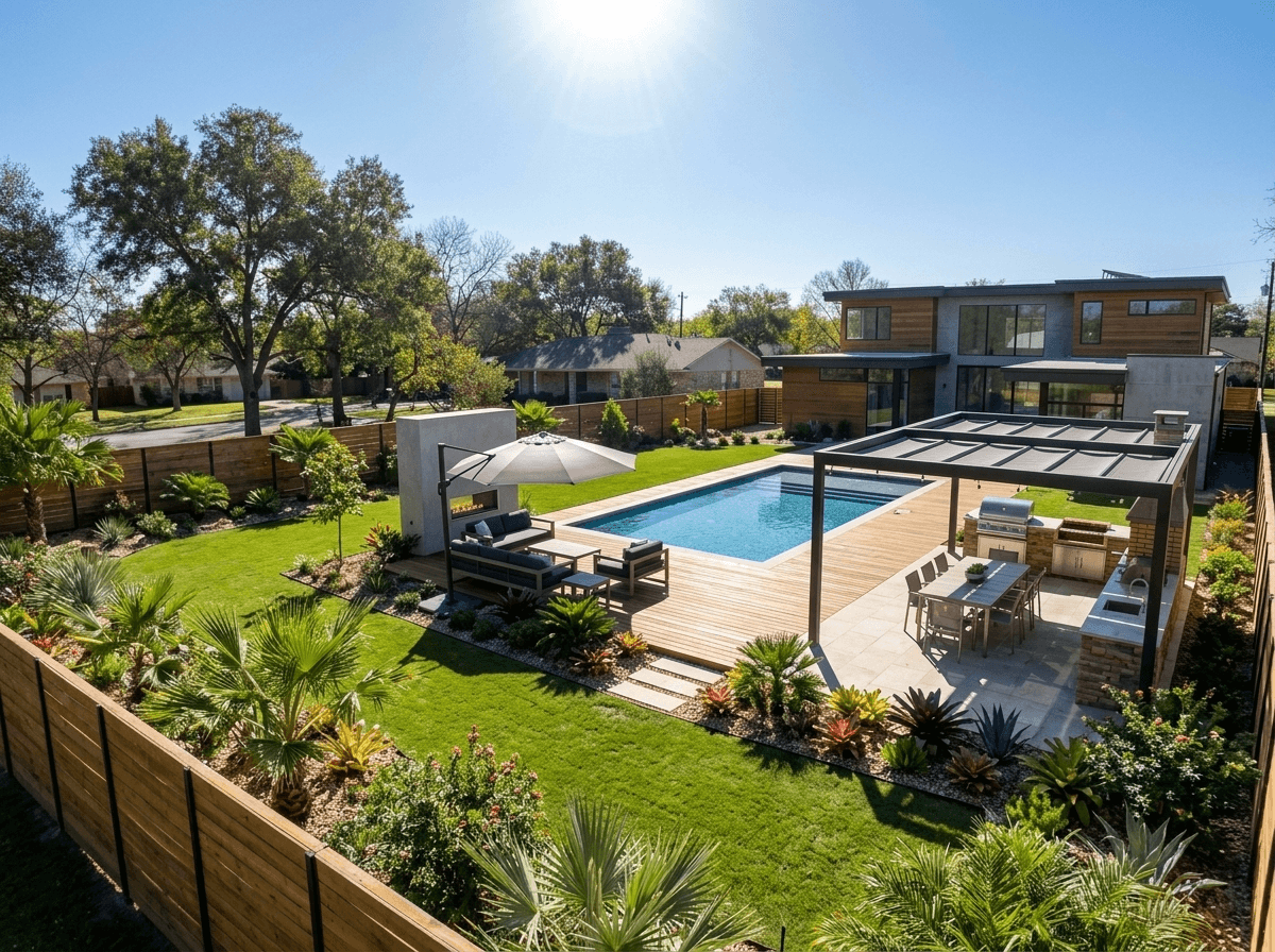 Yard design in no_style style — photo by GenRoom AI