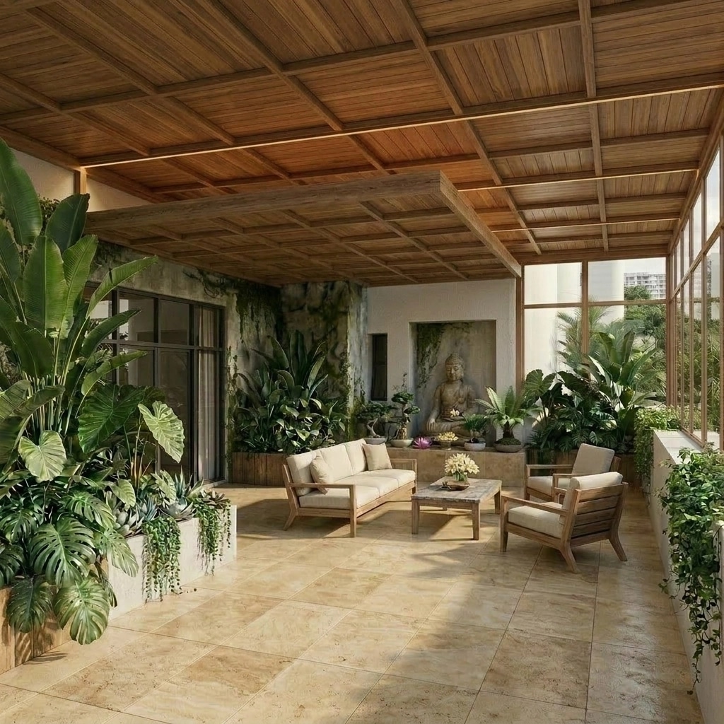 Yard design in no_style style — photo by GenRoom AI