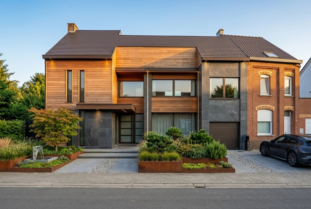 Contemporary Facade Facade design — facade photo by GenRoom AI