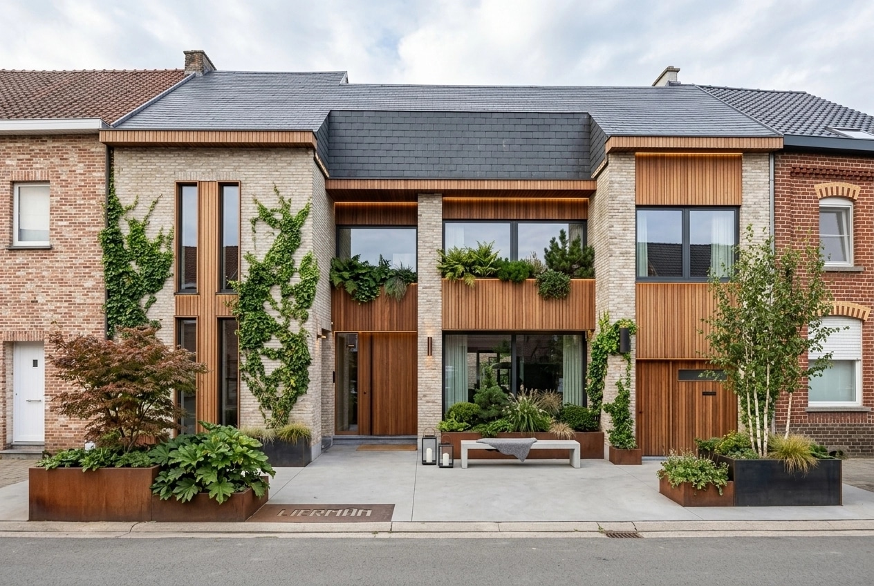 Scandinavian Facade Facade design — facade photo by GenRoom AI