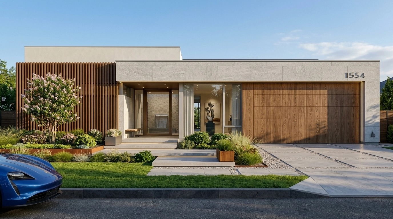 Contemporary Facade Facade design — facade photo by GenRoom AI