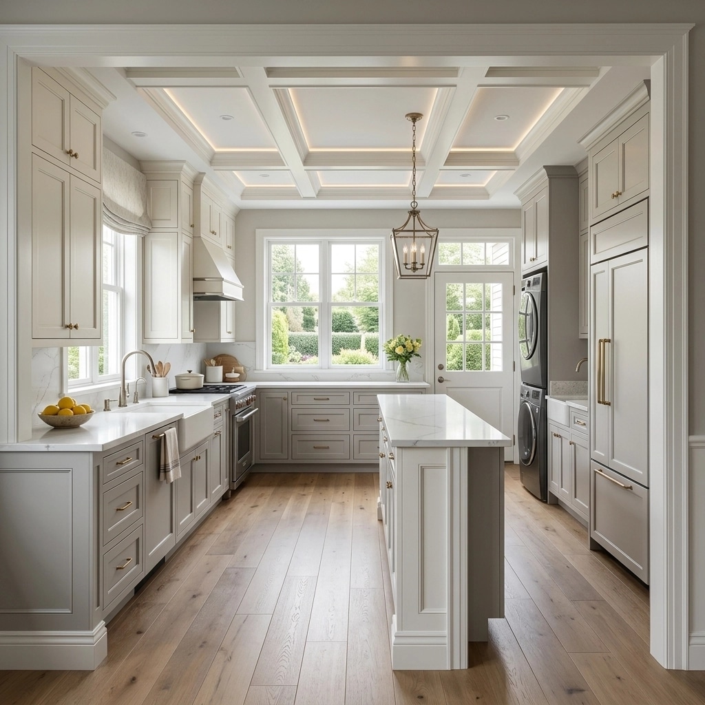 Interior design in Transitional style — Kitchen by GenRoom AI