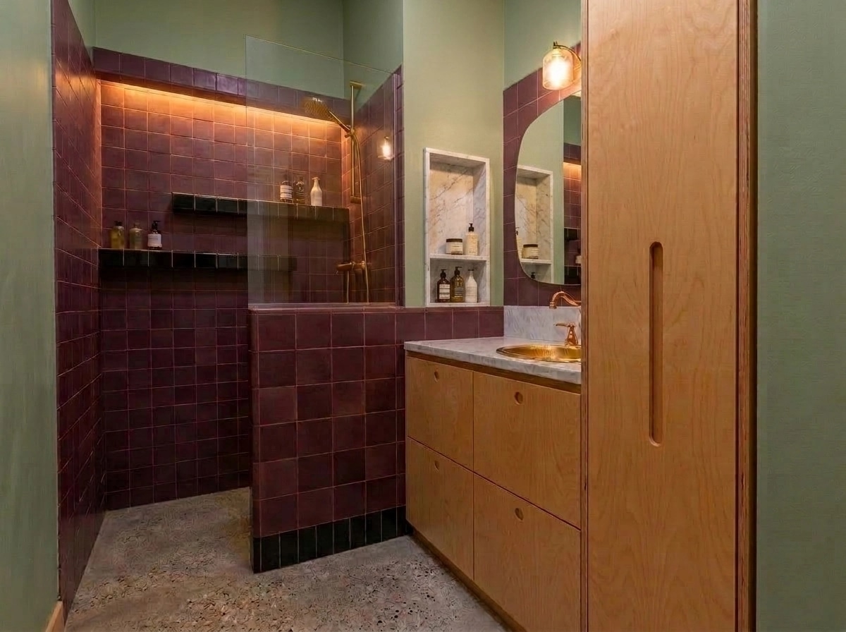 Bathroom interior in no_style style — photo by GenRoom AI