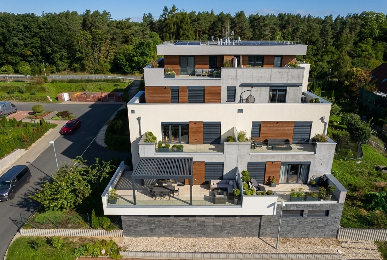 Contemporary Facade Facade design — facade photo by GenRoom AI
