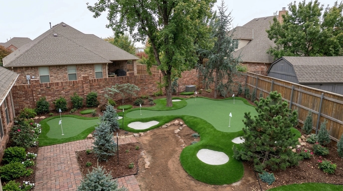 Yard design in no_style style — photo by GenRoom AI