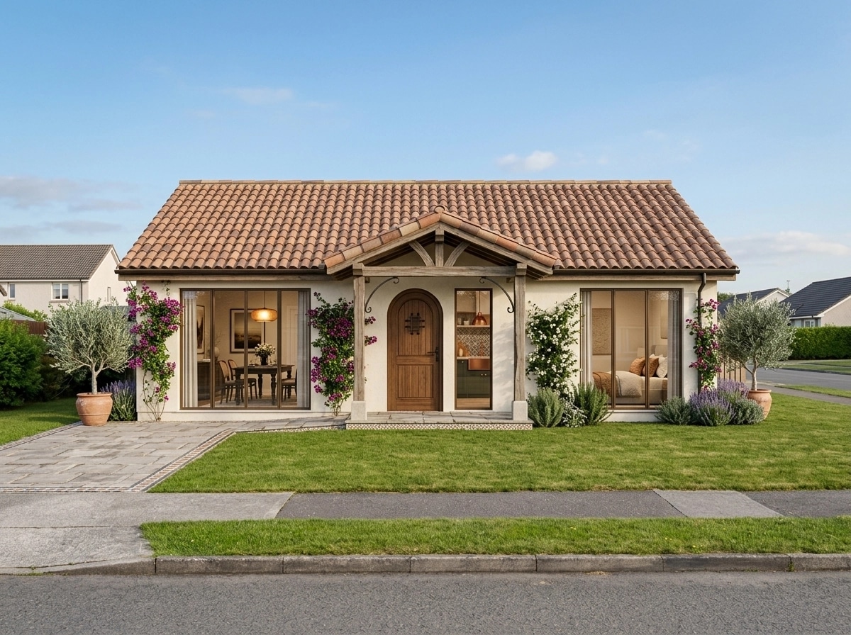 Facade design in Mediterranean Facade style — Facade by GenRoom AI