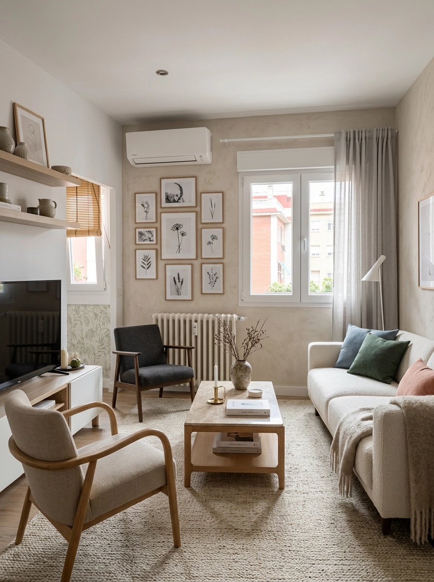 Scandinavian Living Room design — interior photo by GenRoom AI