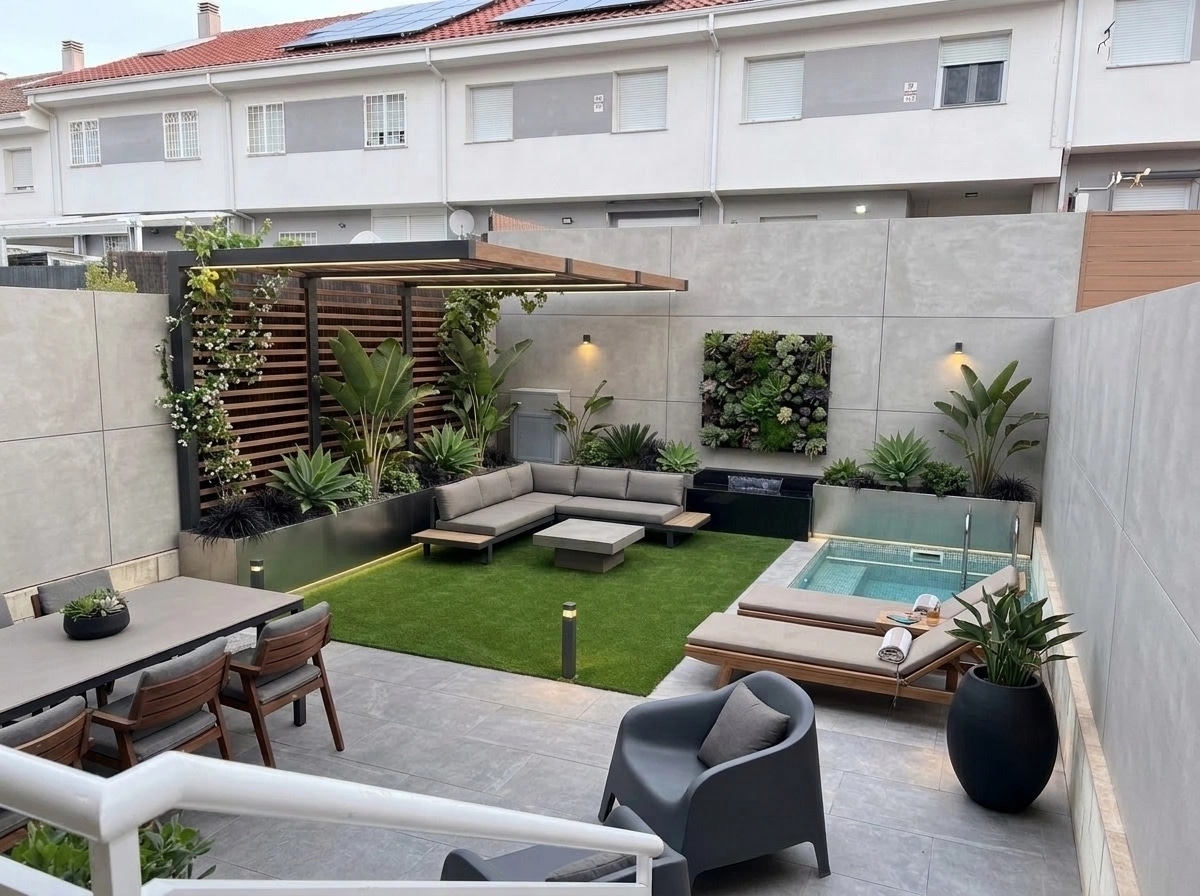 Contemporary Yard Yard design — yard photo by GenRoom AI