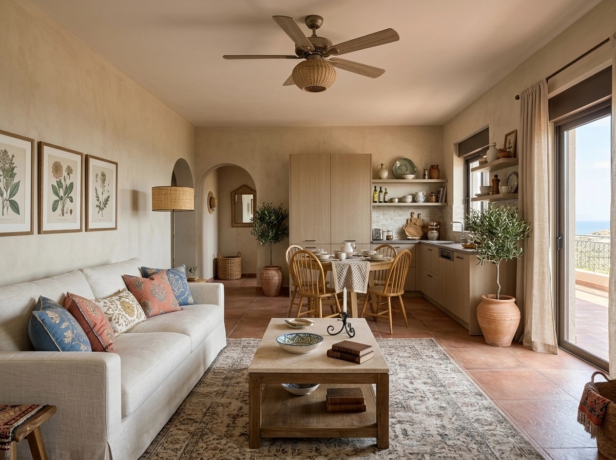Interior design in Mediterranean style — Living Room by GenRoom AI