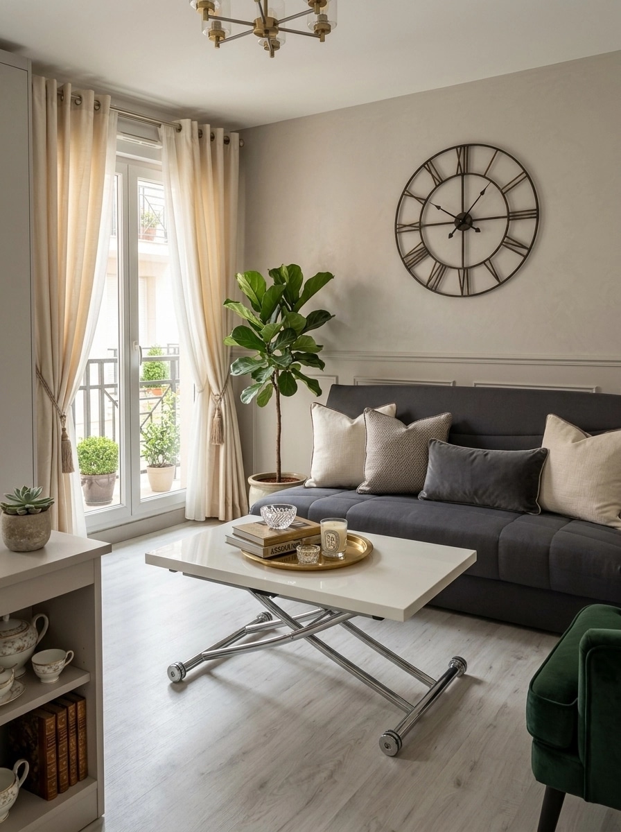 Interior design in Transitional style — Living Room by GenRoom AI