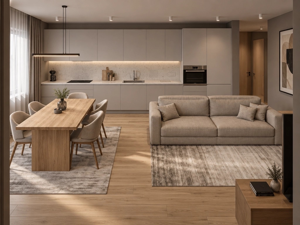 Interior design in Contemporary style — Living Room by GenRoom AI