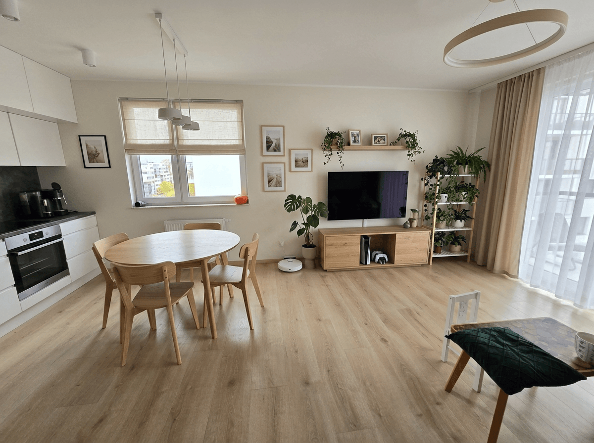 Interior design in Minimalism style — Living Room by GenRoom AI