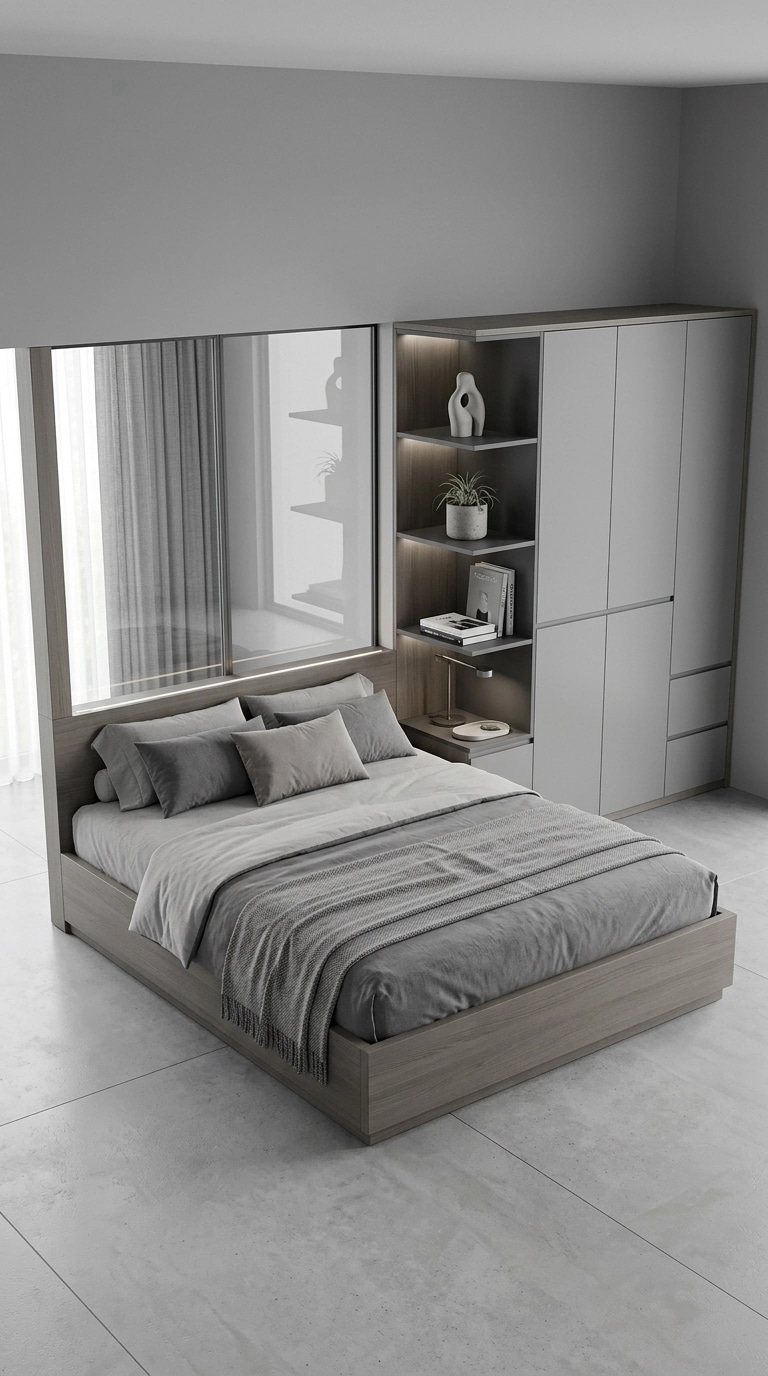 Minimalism Bedroom design — interior photo by GenRoom AI