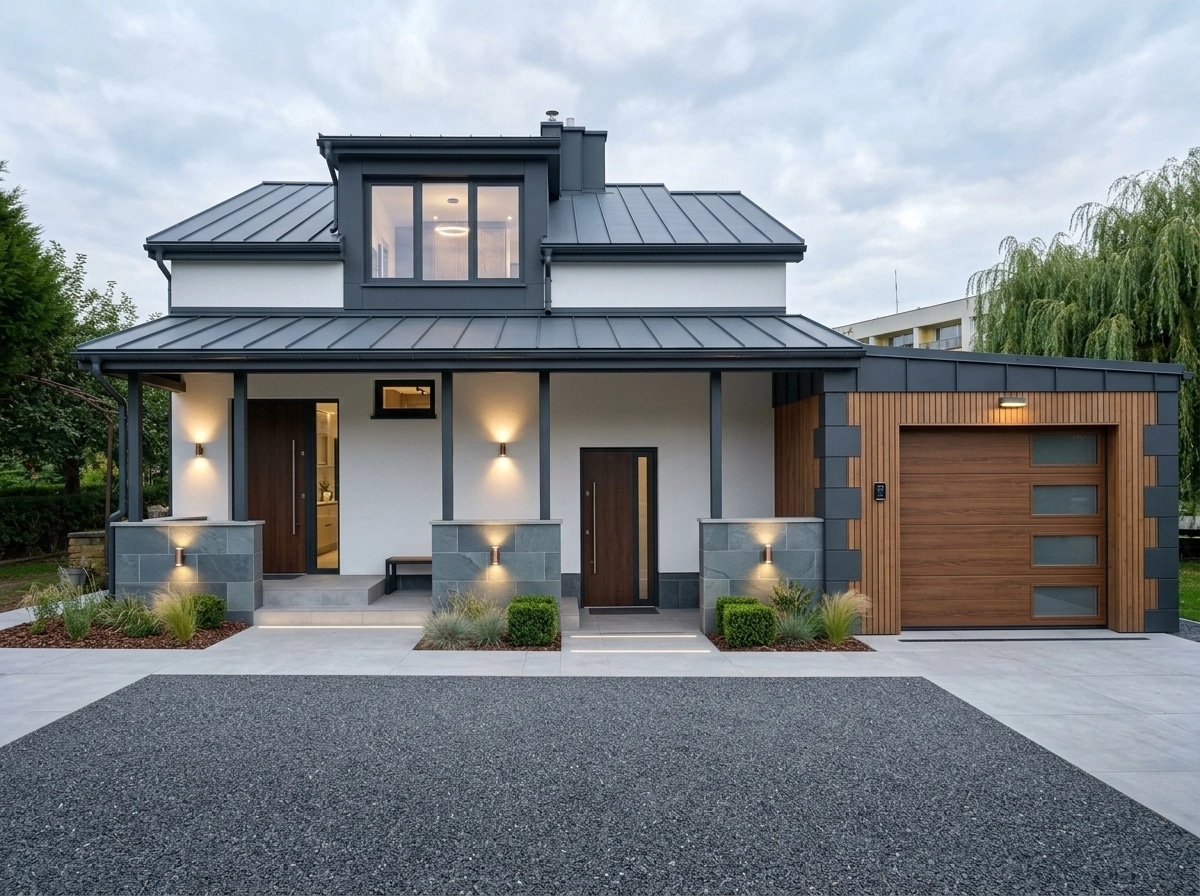 Facade design in Contemporary Facade style — Facade by GenRoom AI