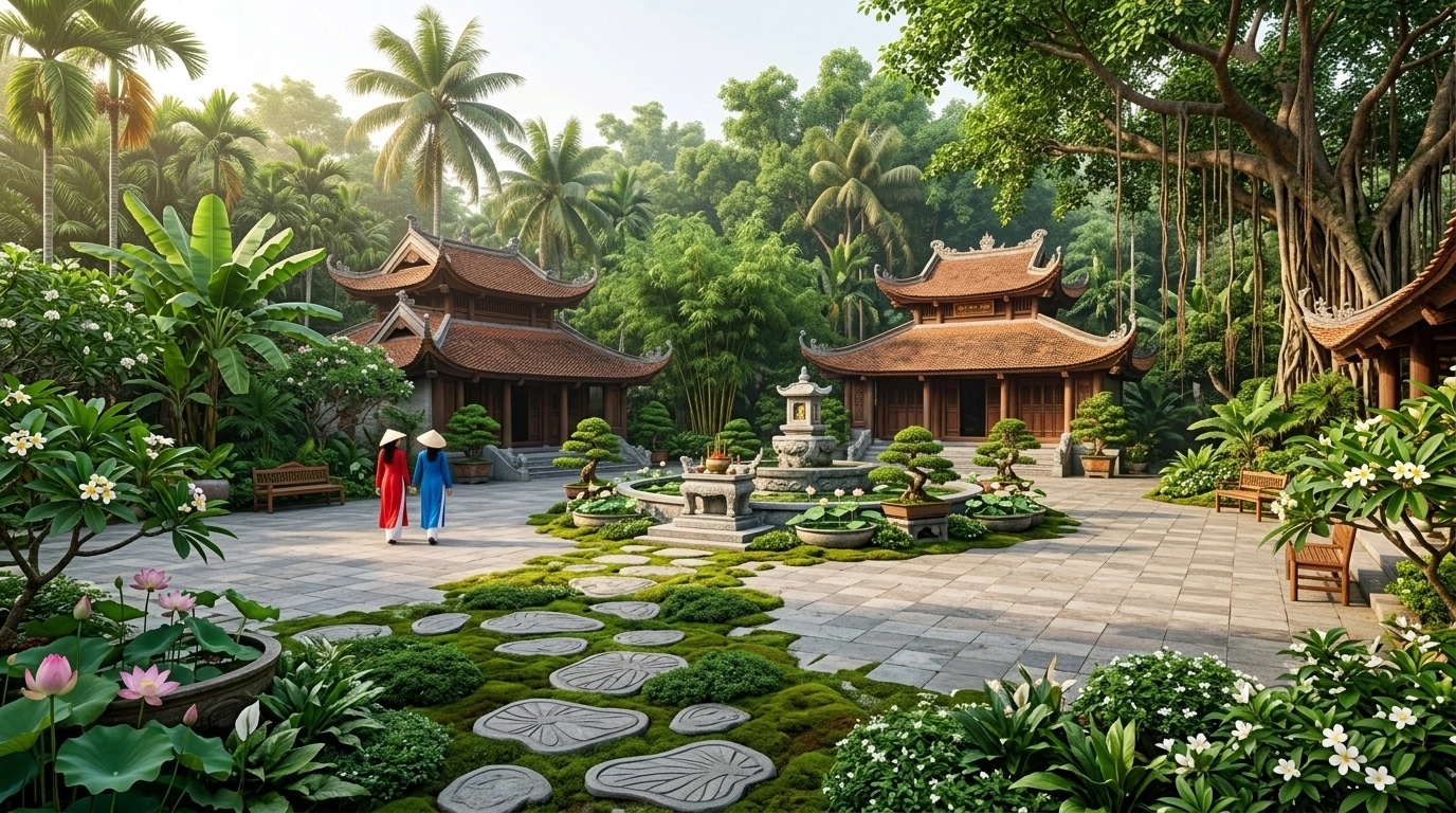 Yard design in no_style style — photo by GenRoom AI