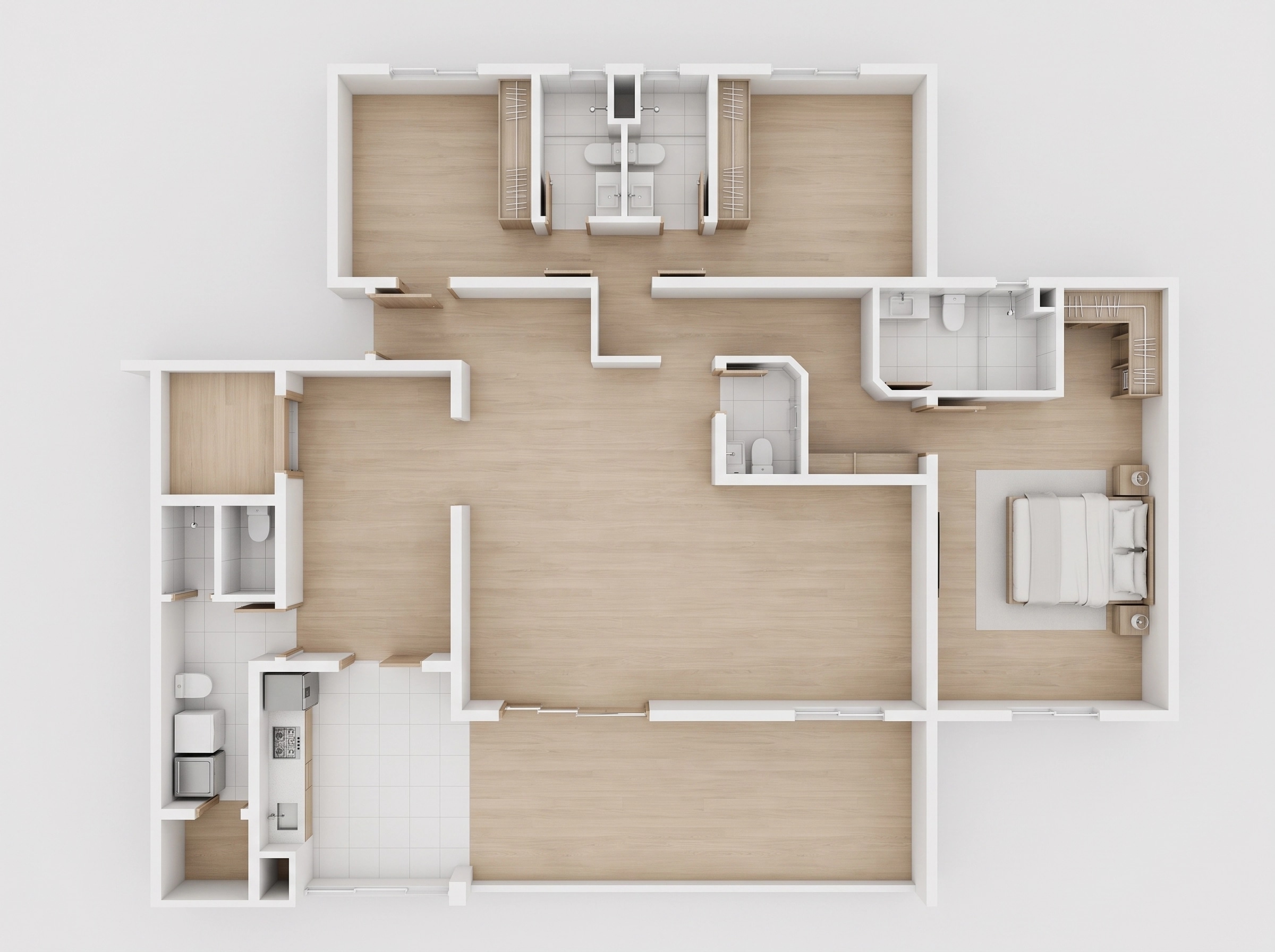 Minimalism Living Room design — interior photo by GenRoom AI