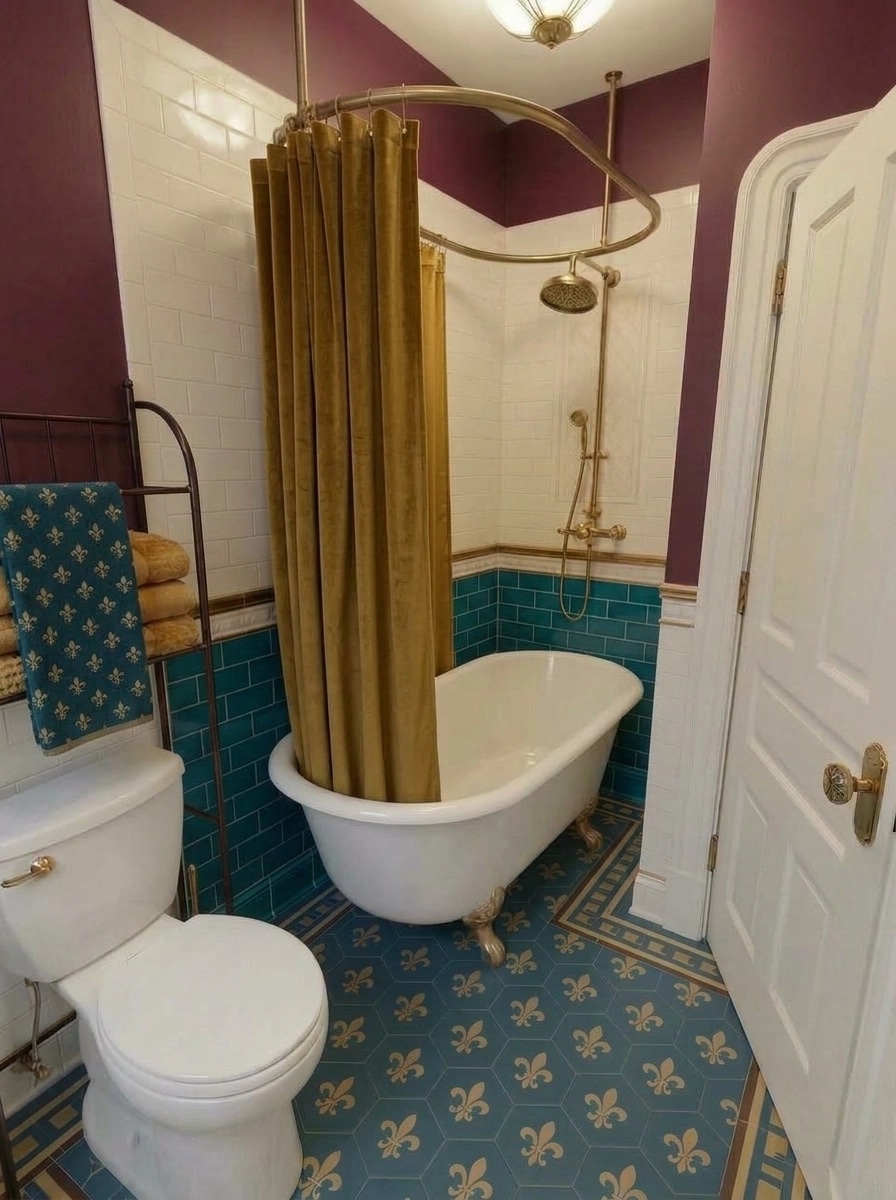 Art Deco Bagno design — interior photo by GenRoom AI