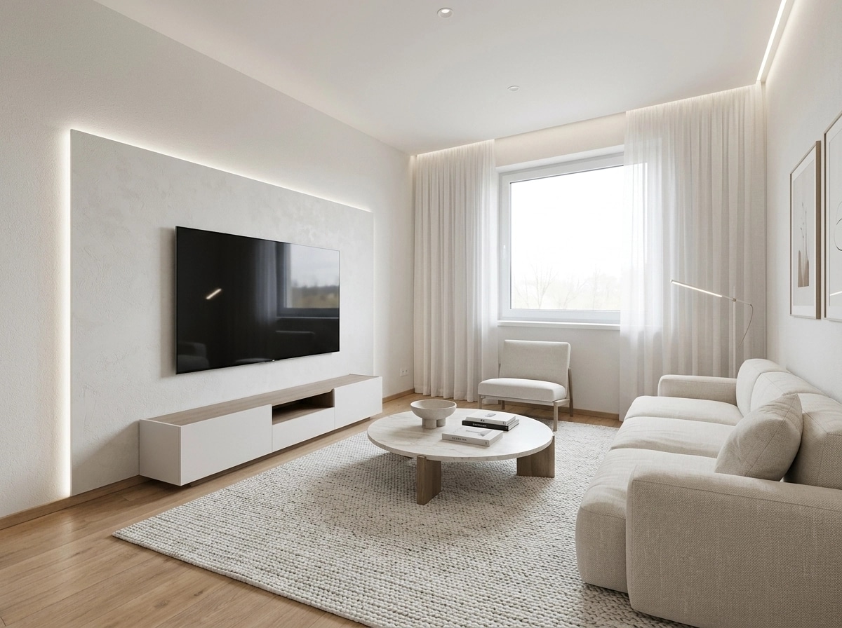 Minimalism Soggiorno design — interior photo by GenRoom AI